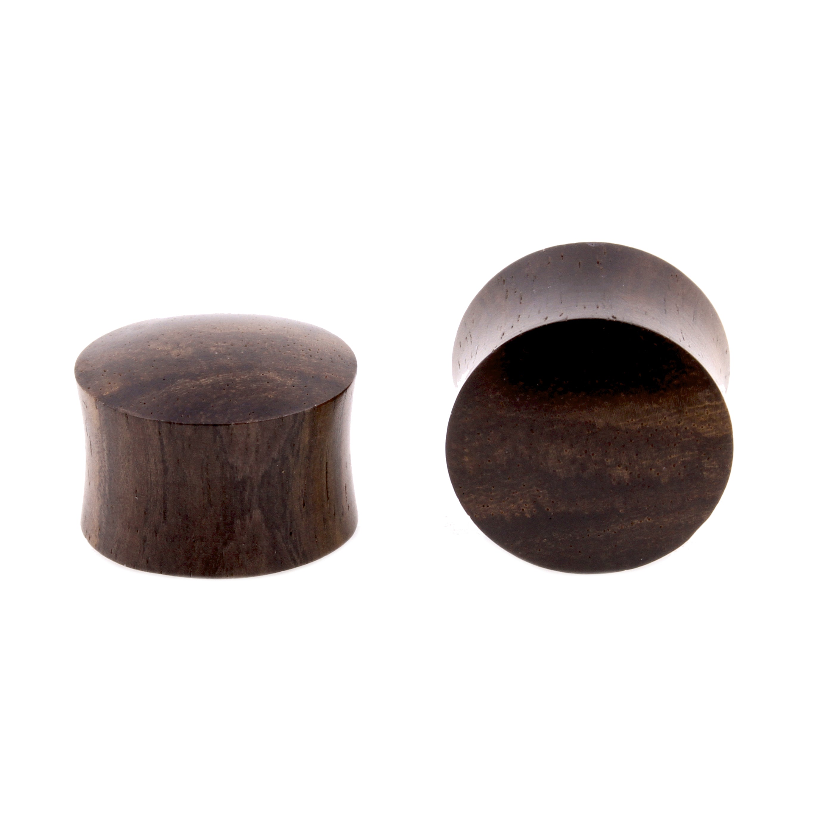 Wood Domed Plug - Sono Dark Brown