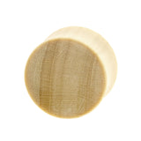 Houten Concave Plug - Crocodile Licht Bruin