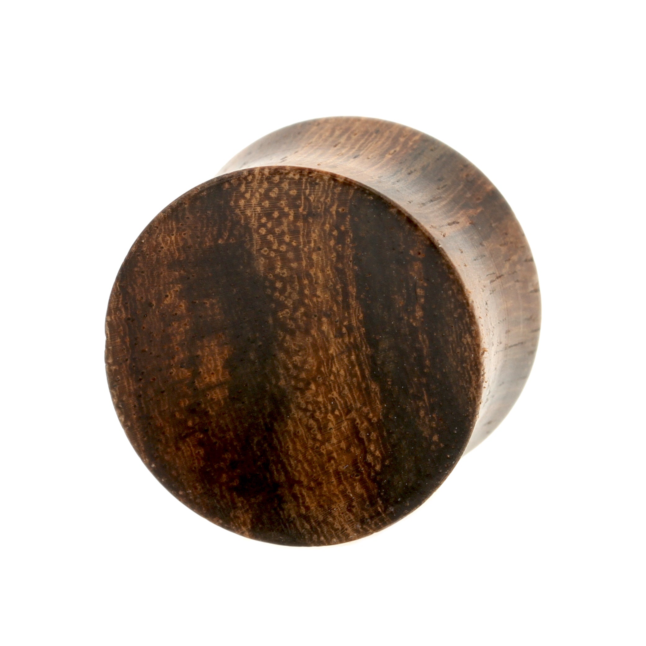 Houten Concave Plug - Sono Donkerbruin