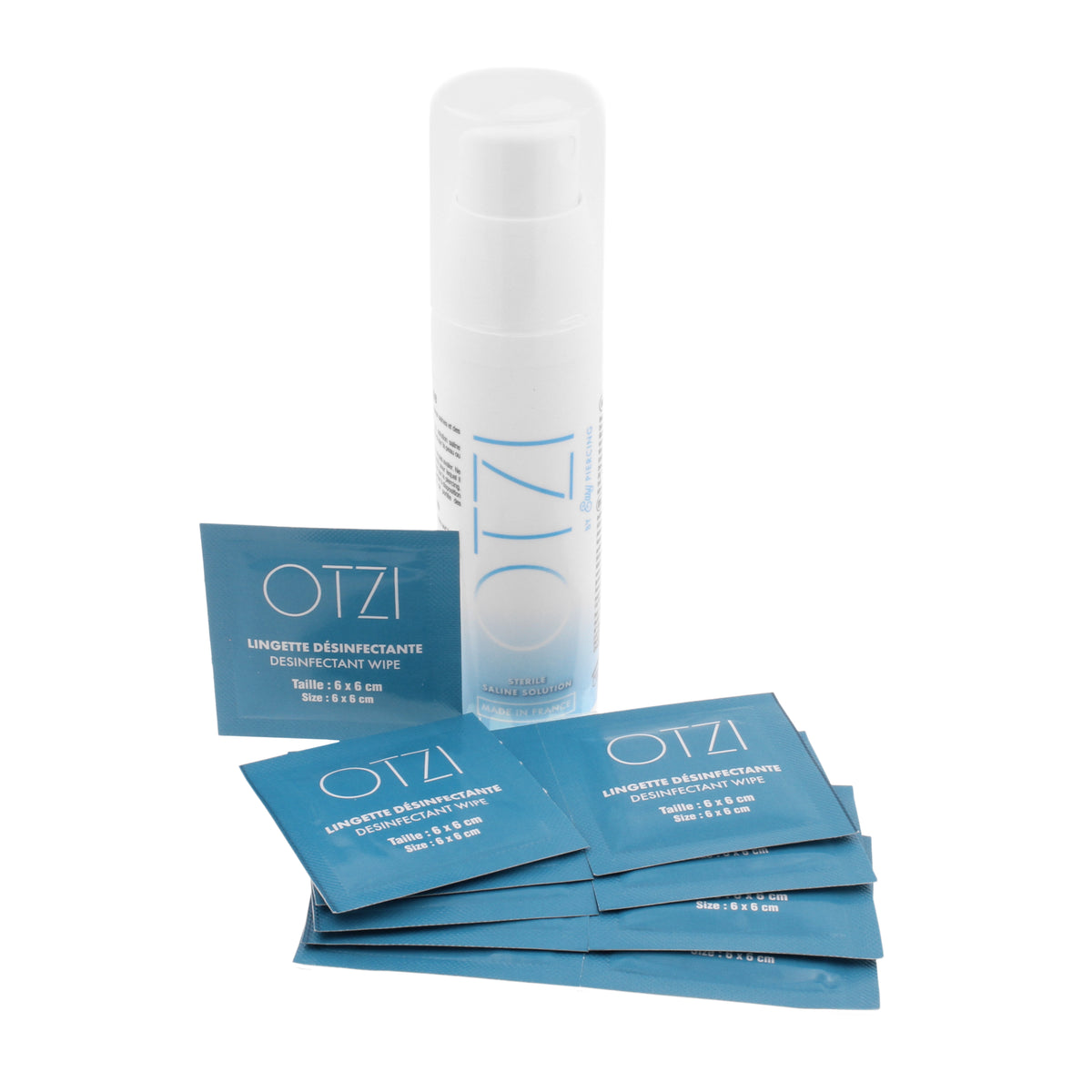 Otzi by Easypiercing - Saline Solution - 10 Alcohol Wipes