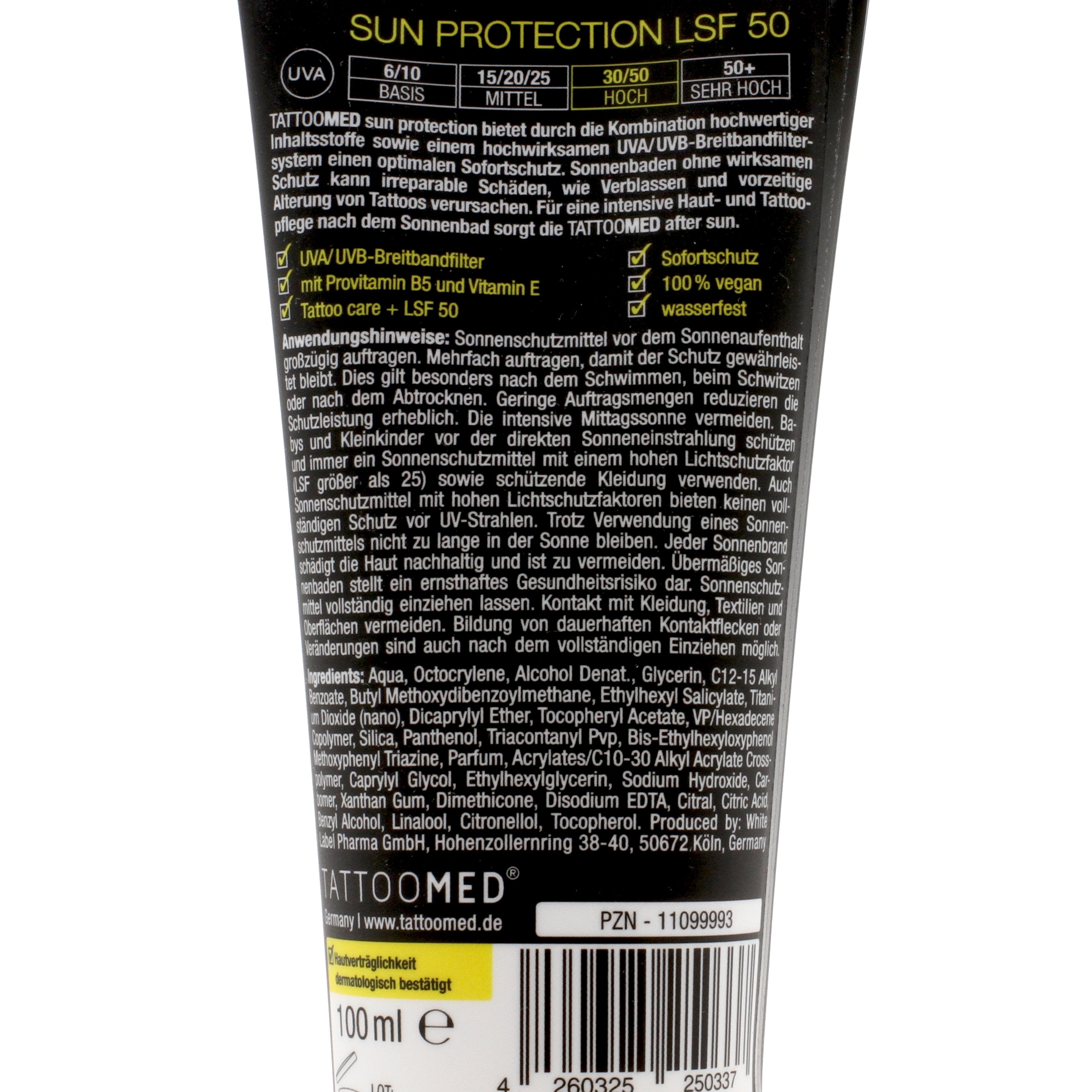 TattooMed Sun Protection SPF50