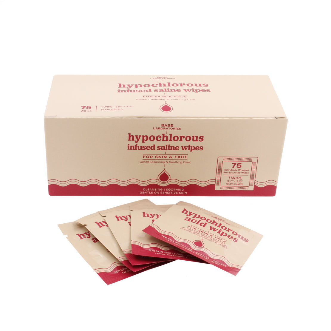 Hypochlorous Acid Wipes - 75 pieces
