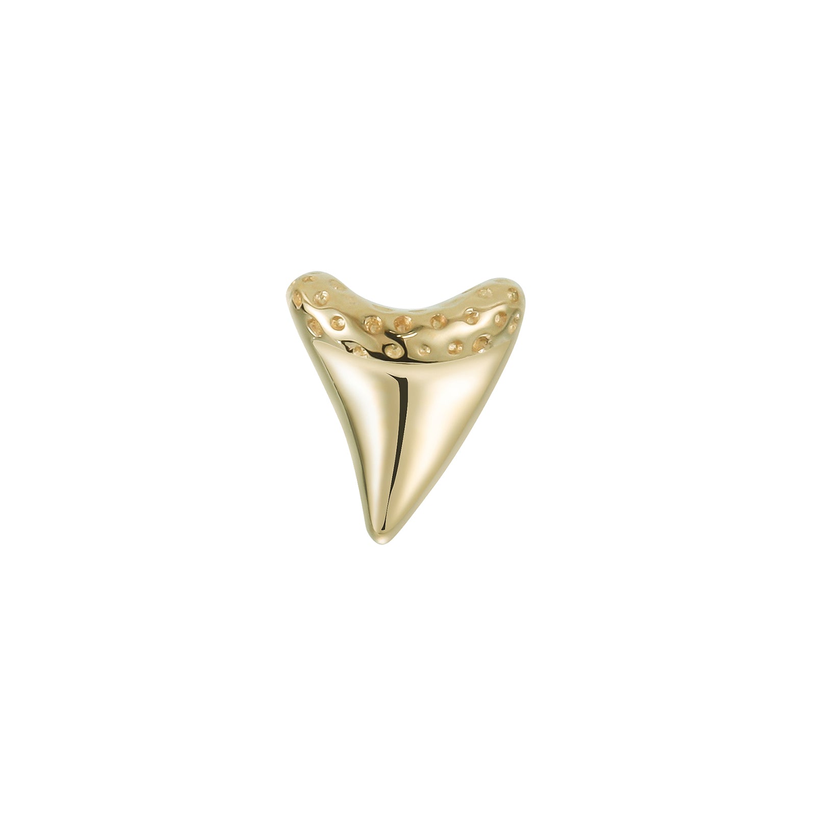 14 Karat Gold Shark Tooth