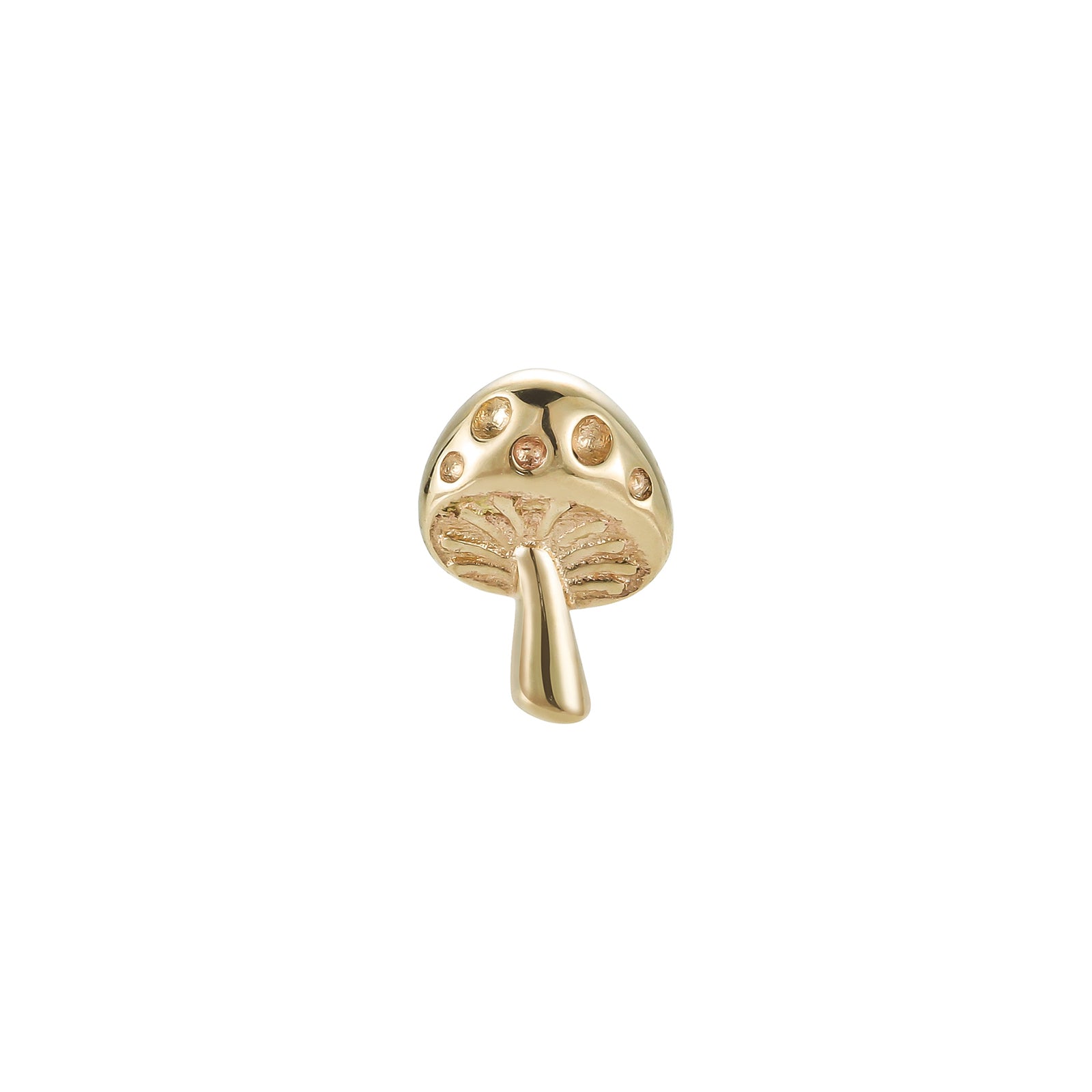 14 Karat Gold Mushroom