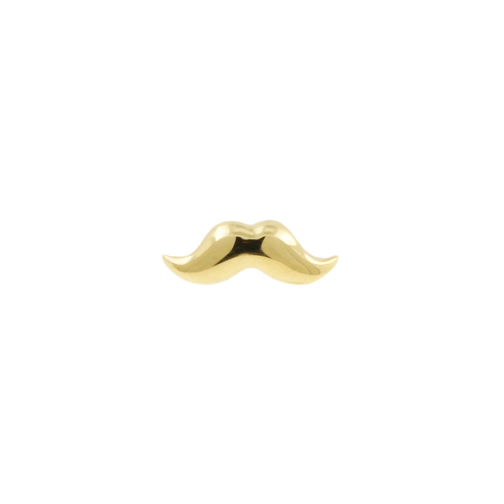 14 Karat Gold Moustache