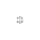 Titanium Zirkonia Stack Zilver