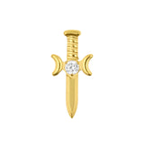 Titanium Lunar Dagger Goud