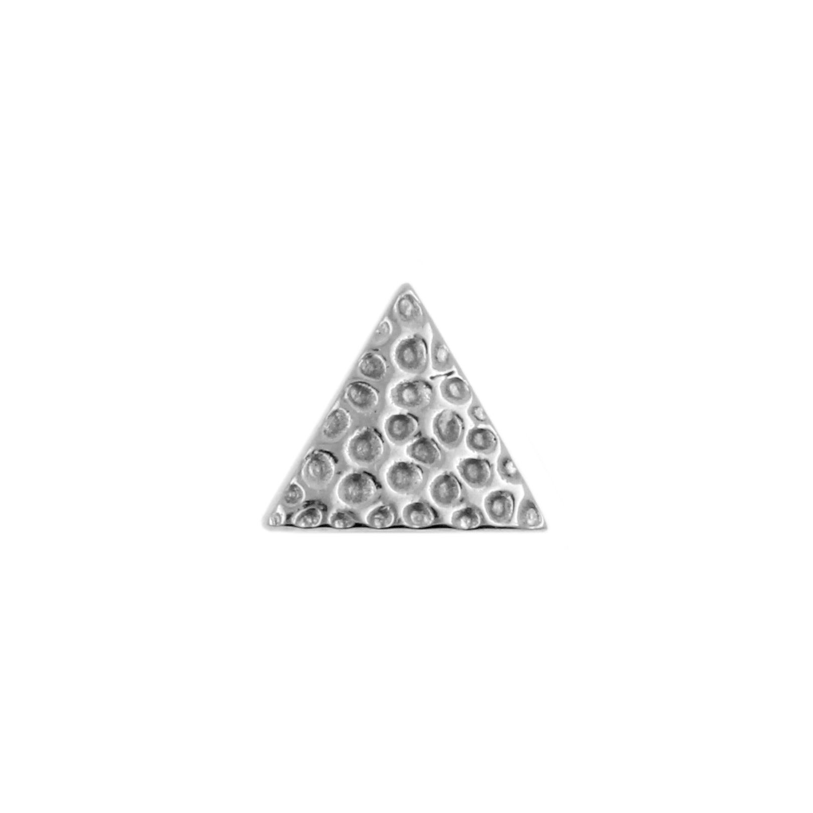 Titanium Textuur Triangle Zilver