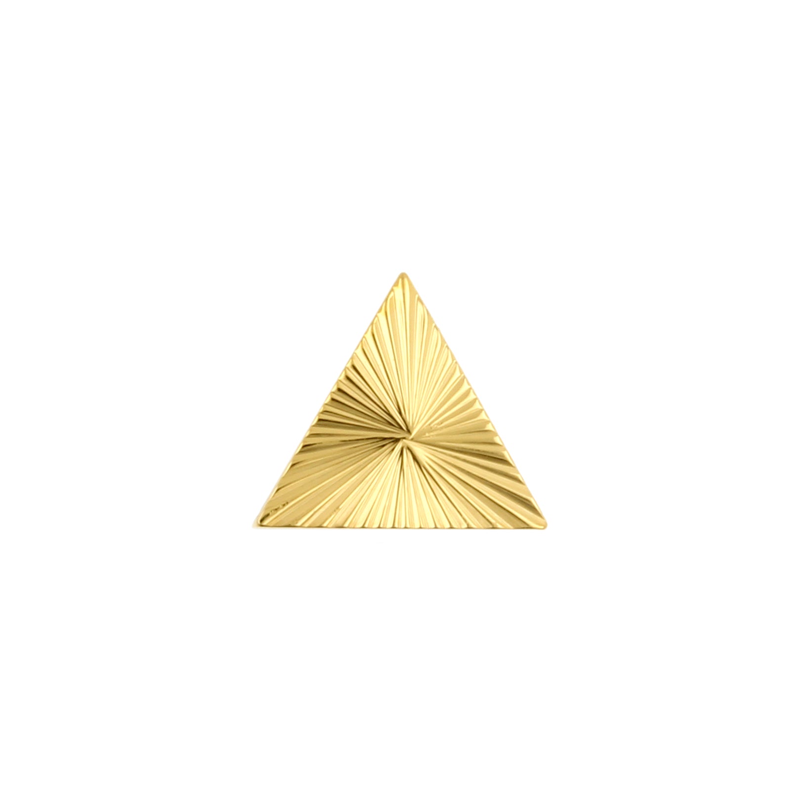 Titanium Sunburst Triangle Goud