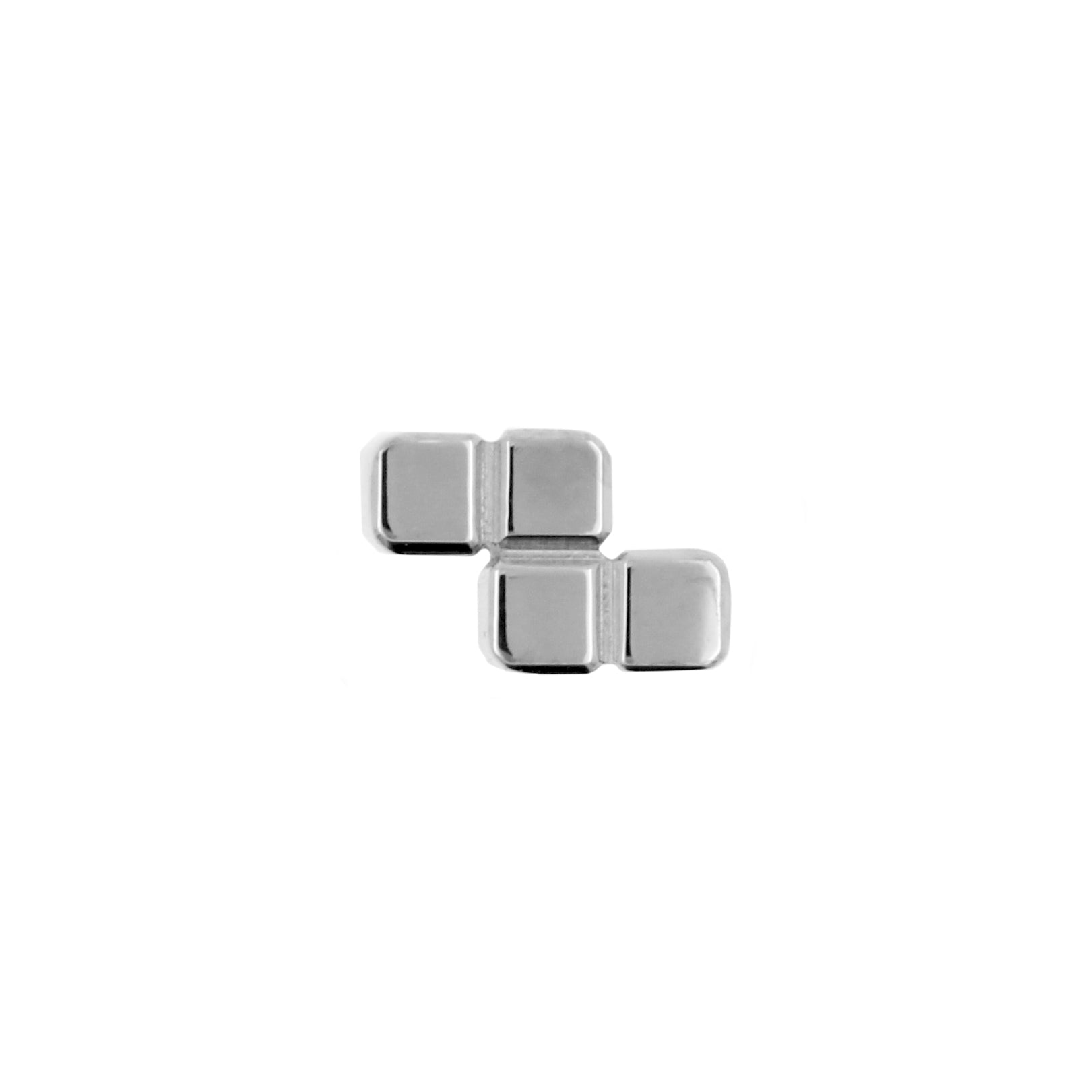 Titanium Tetromino - Z - Zilver