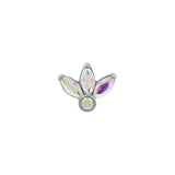 Titanium Zirkonia Cluster Top - Aurore Boreale