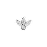Titanium Zirkonia Cluster Top - Clear