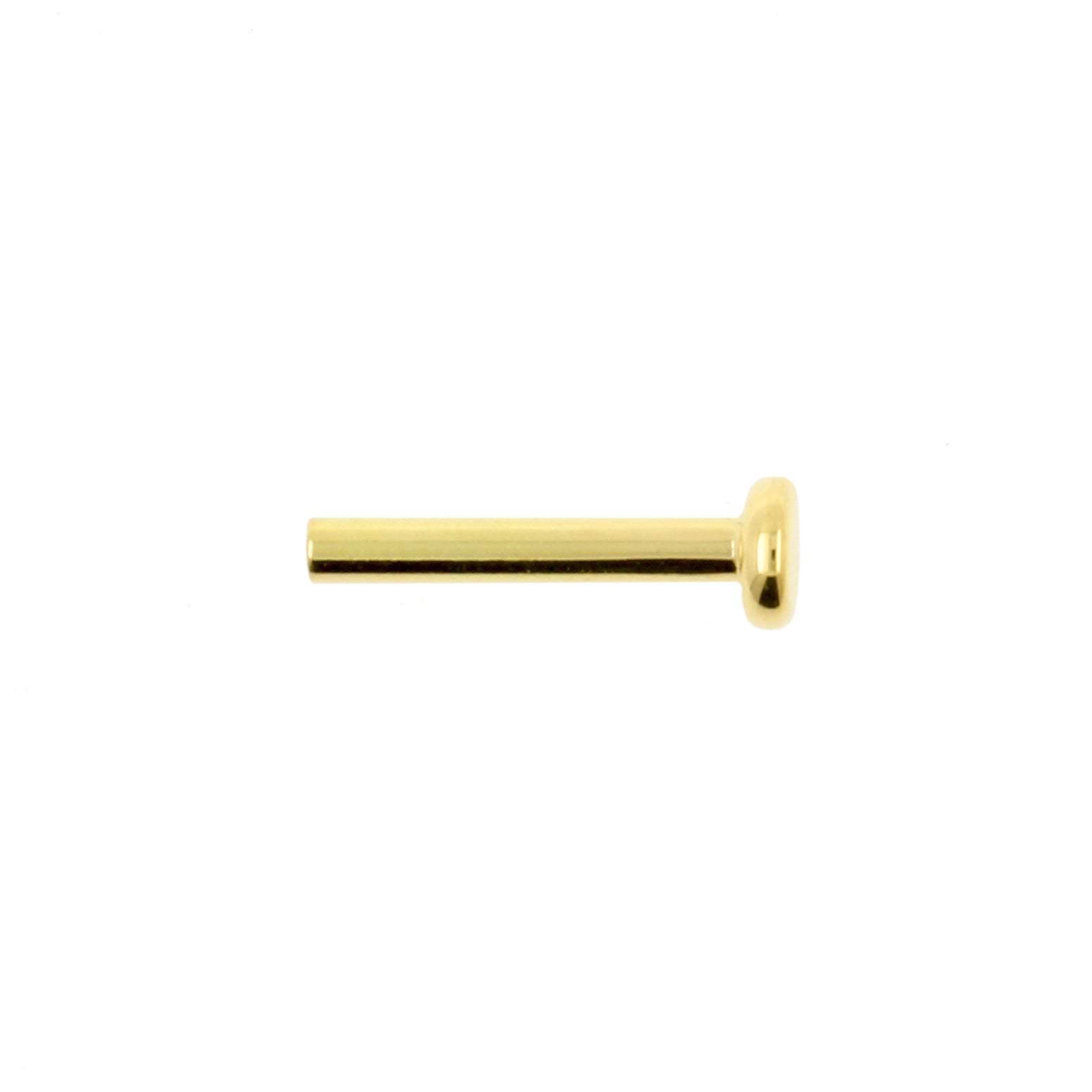 18 Karat Gold Labret Stud