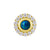 18 Karat Gold Vintage Opal Zirconia - Round