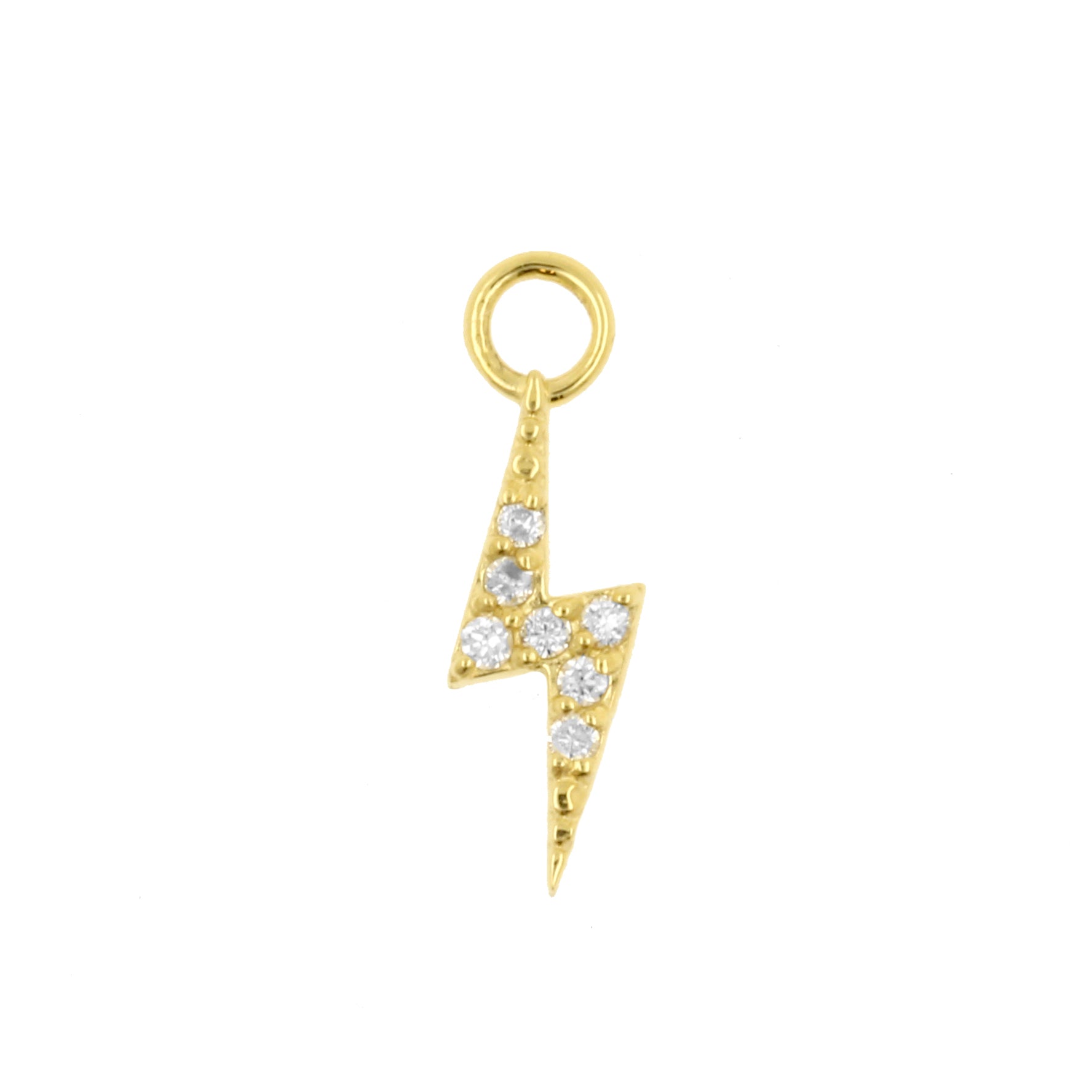 18 Karaats Gouden Click Ring Bedel - Diamant Flash