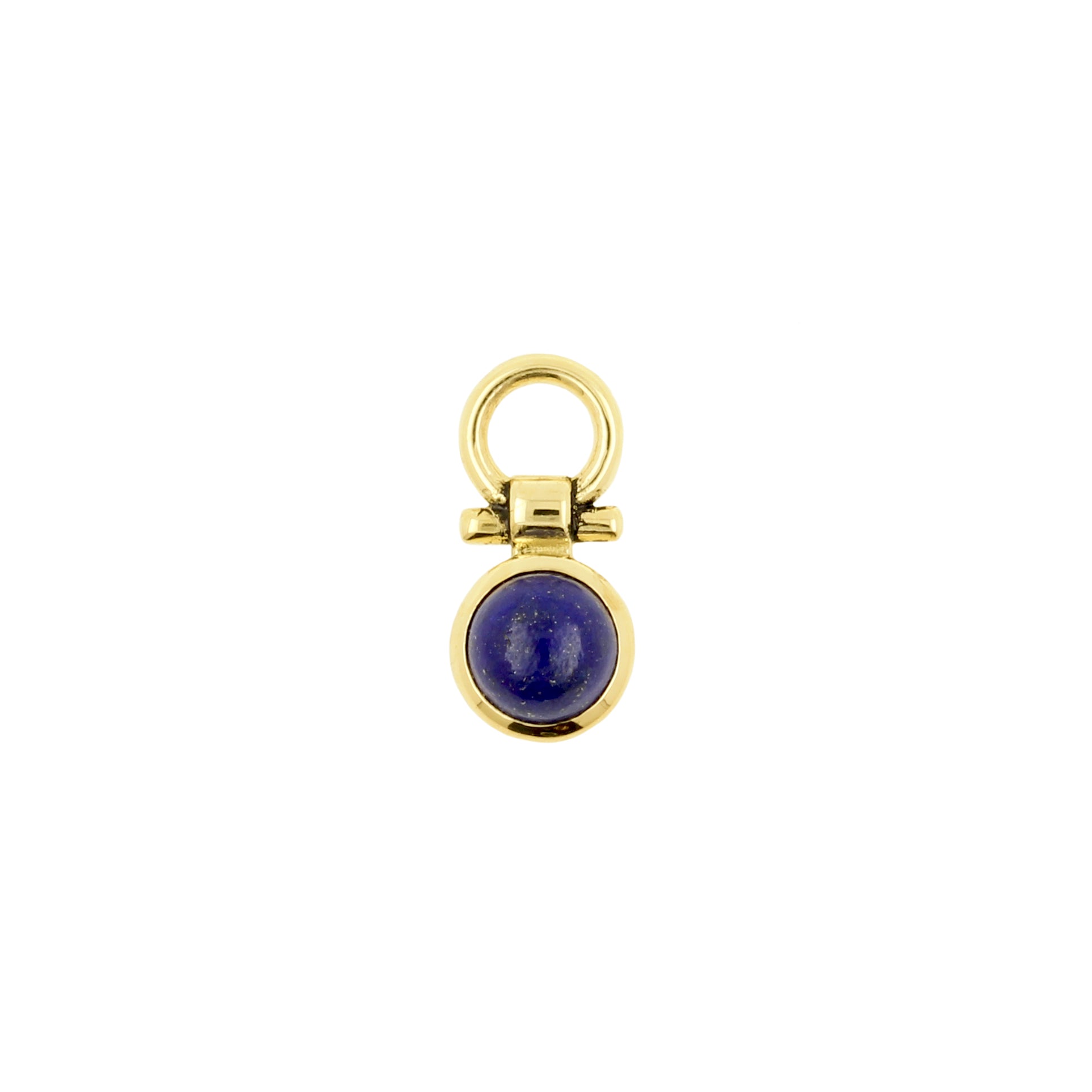 18 Karaats Goud Click Ring Bedel - Lapis Lazuli