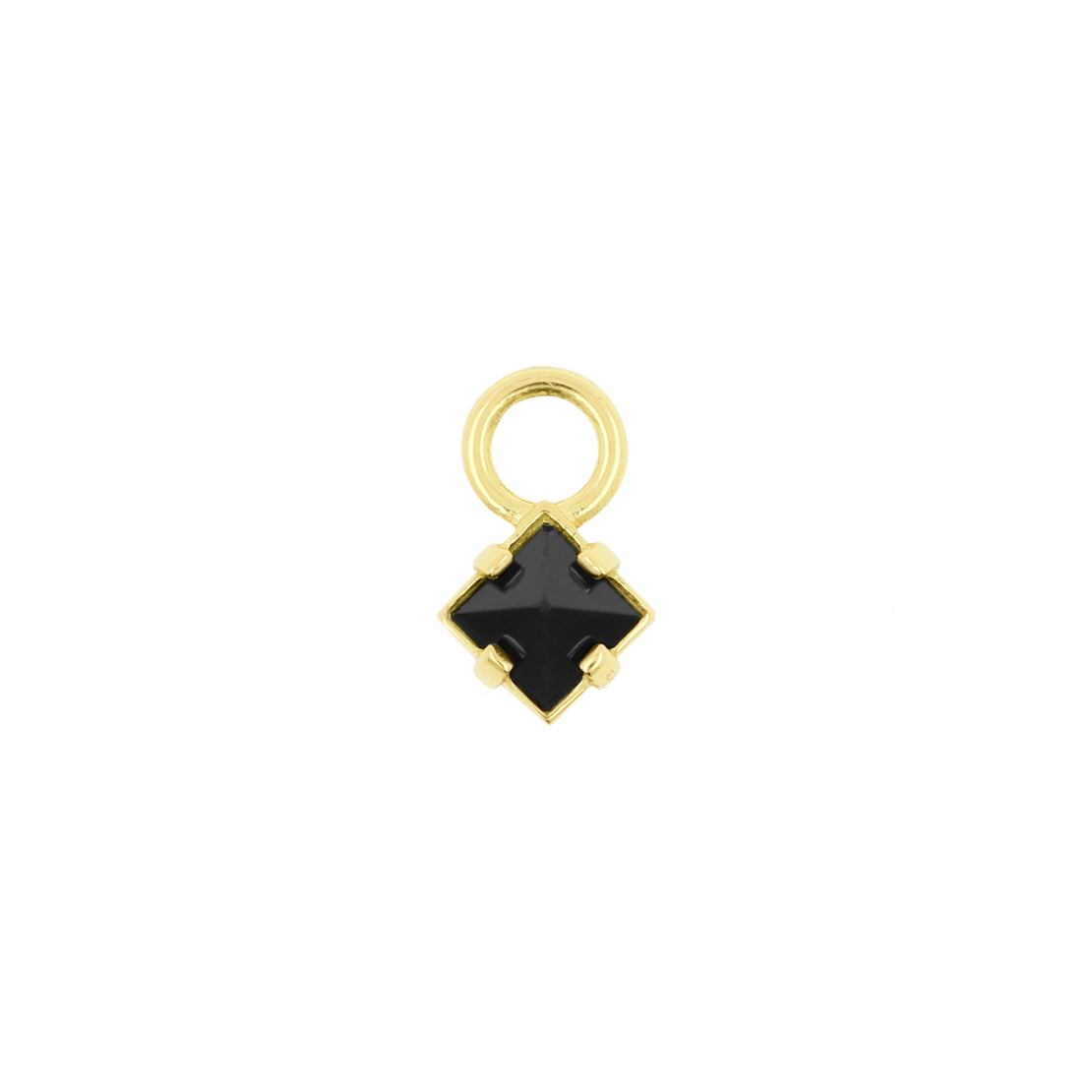 18 Karaats Goud Click Ring Bedel - Pyramide Nano Gem
