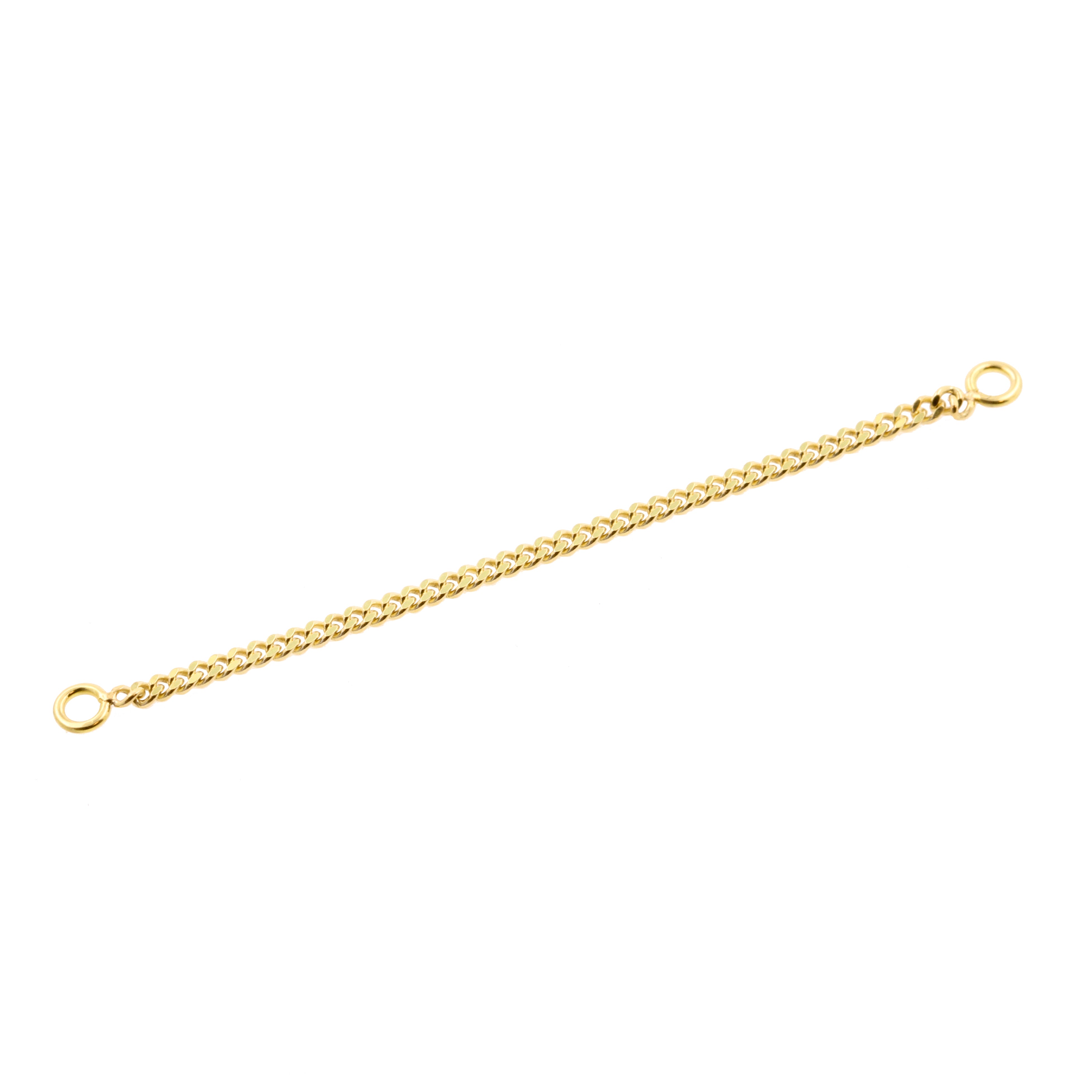 18 Karaats Gouden Piercing Ketting - Plat