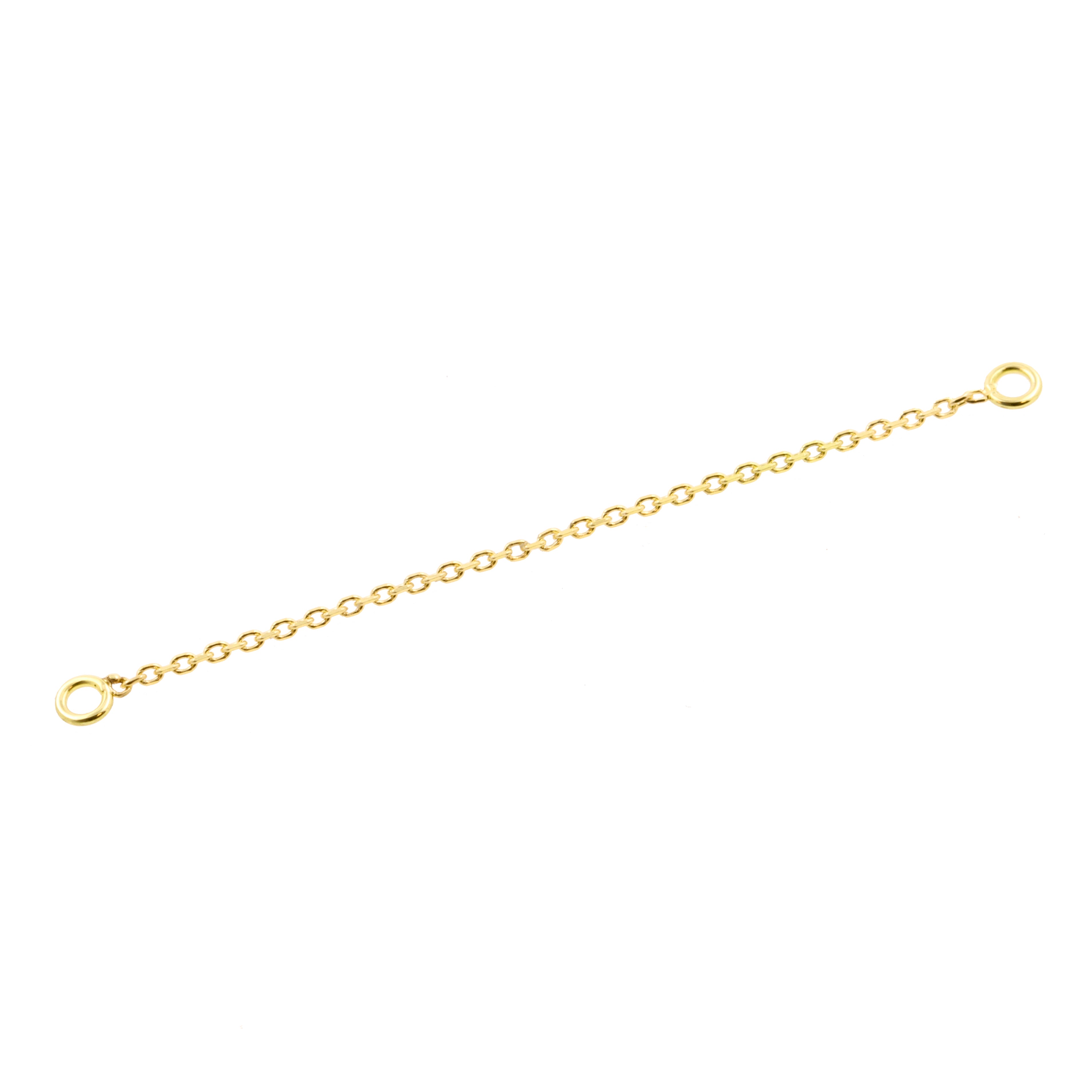 18 Karaats Gouden Piercing Ketting - Rond