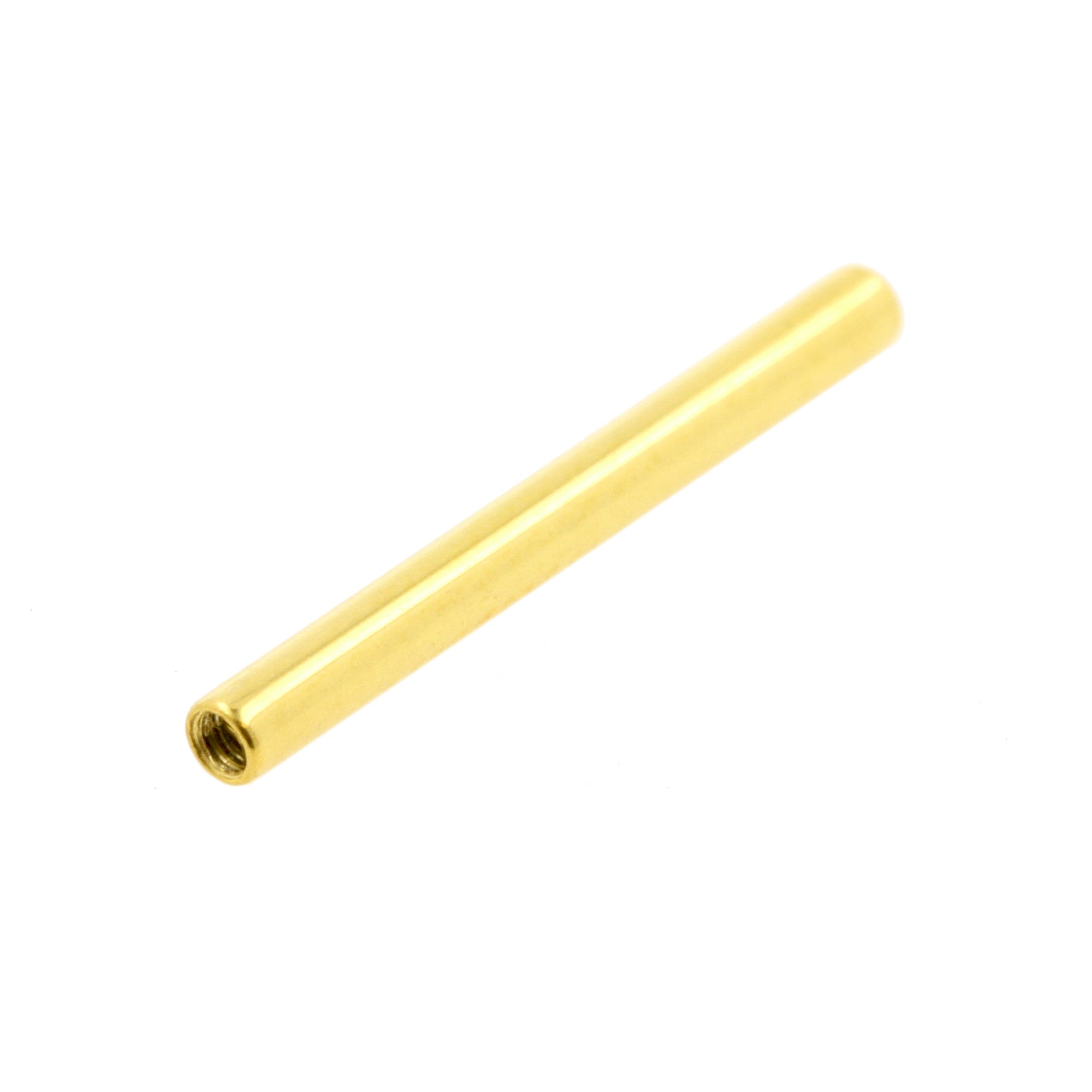 Titanium Barbell Post Gold
