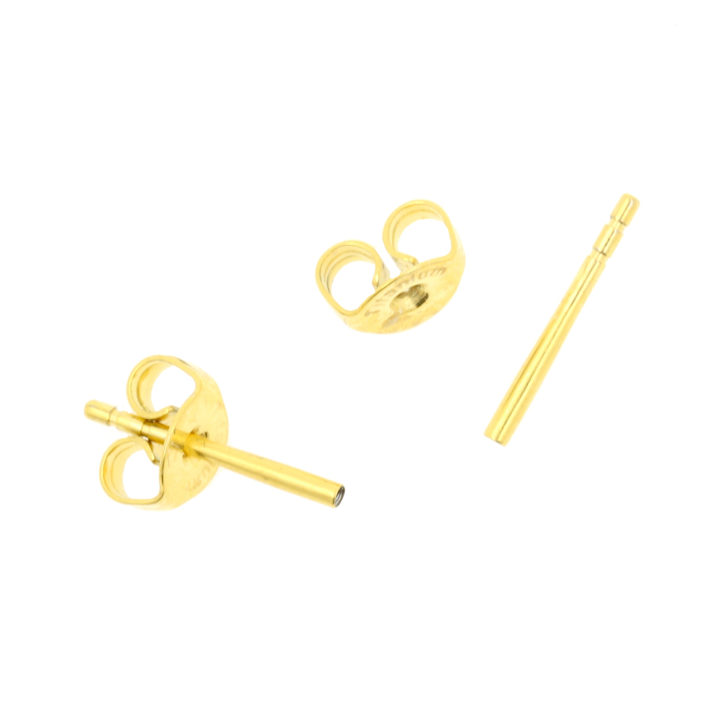 Titanium Ear Studs Gold