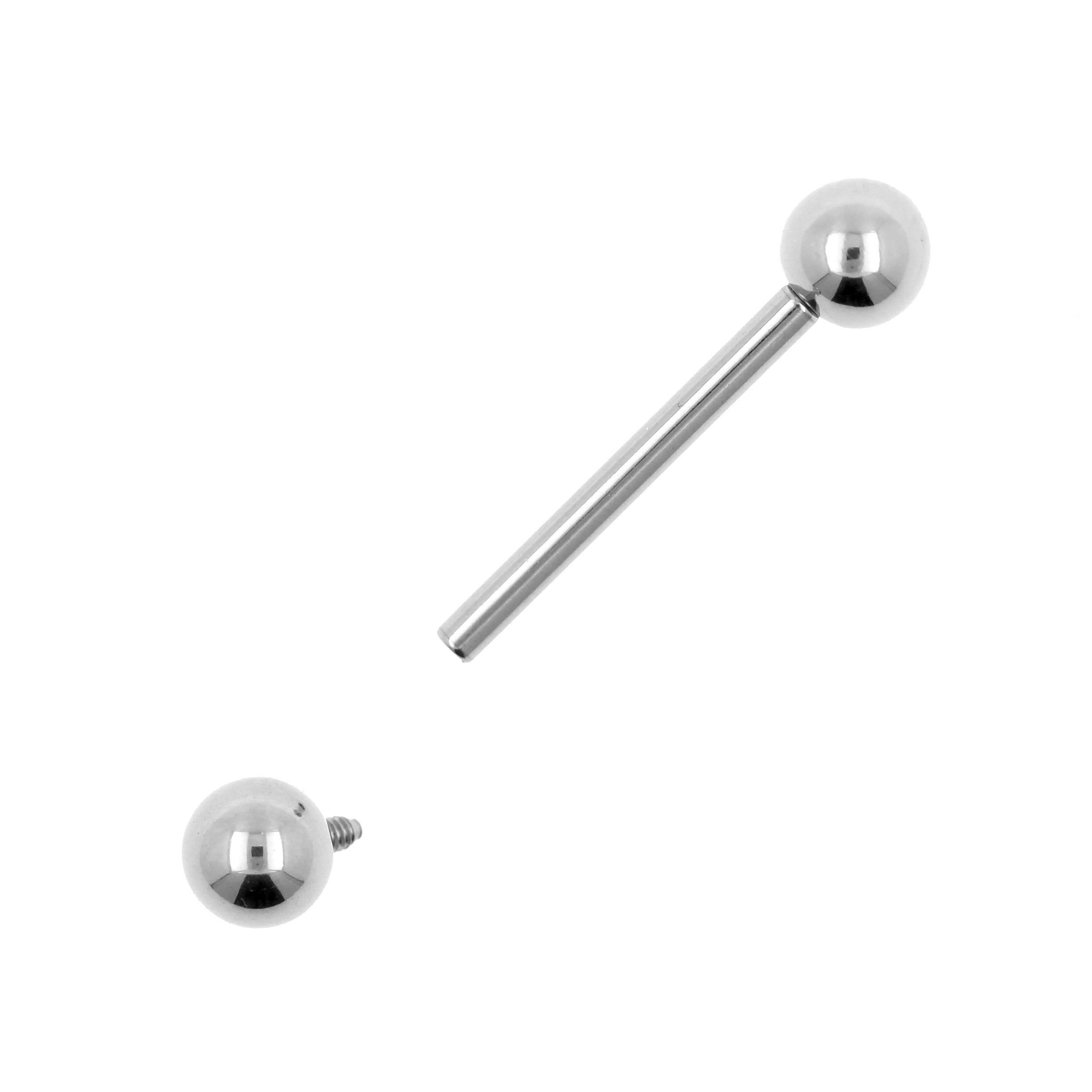 Titanium Barbell Silver