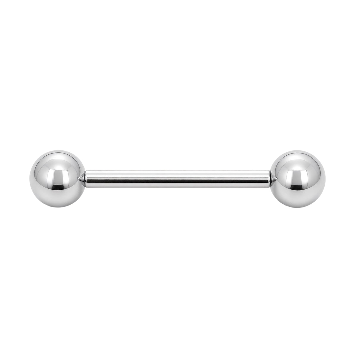Titanium Barbell Zilver