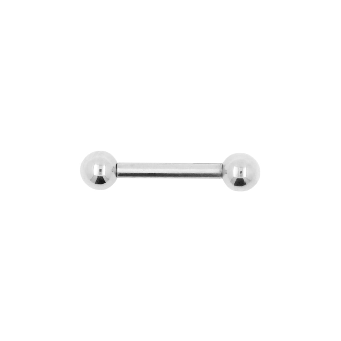 Titanium Mini Barbell Zilver