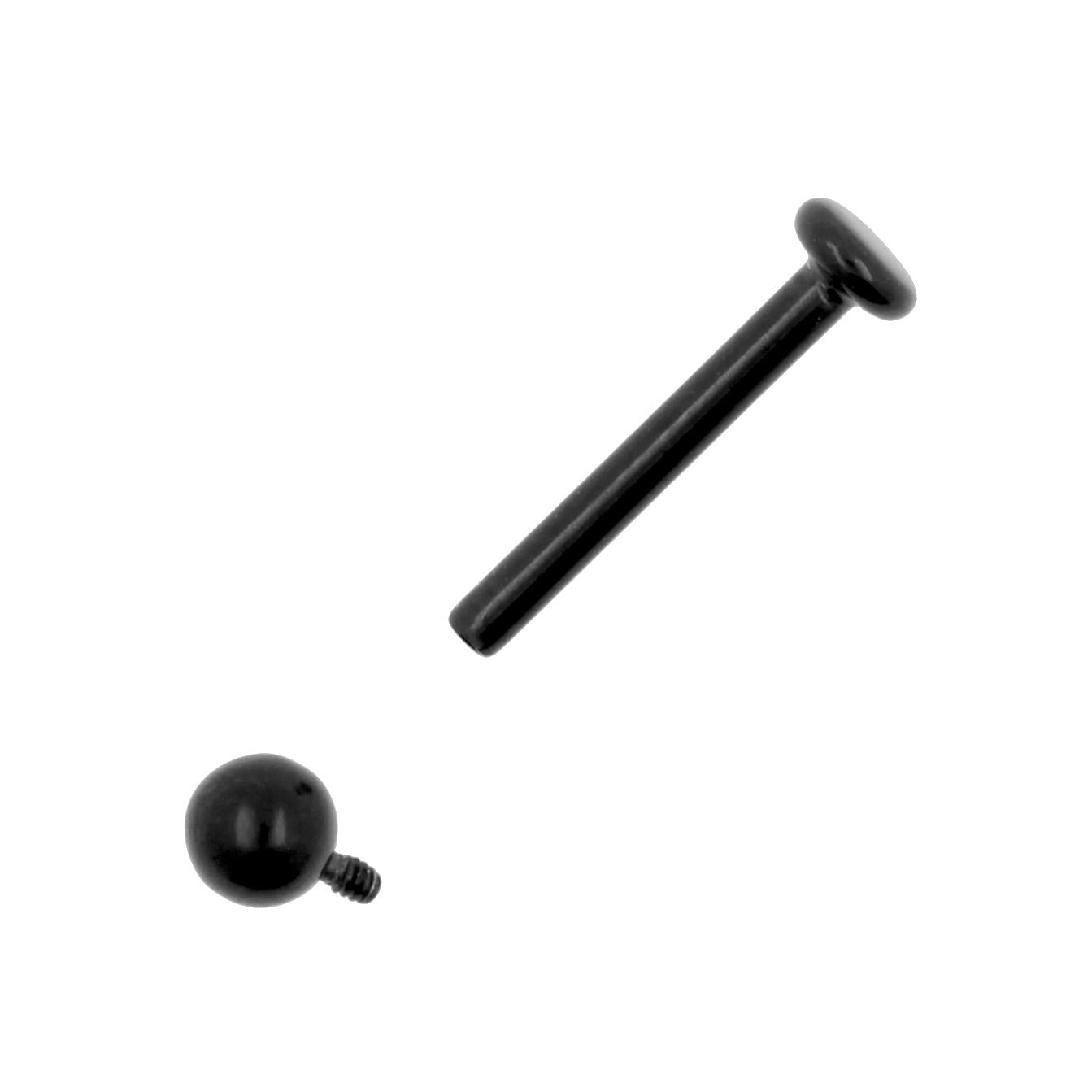 Titanium Labret Zwart