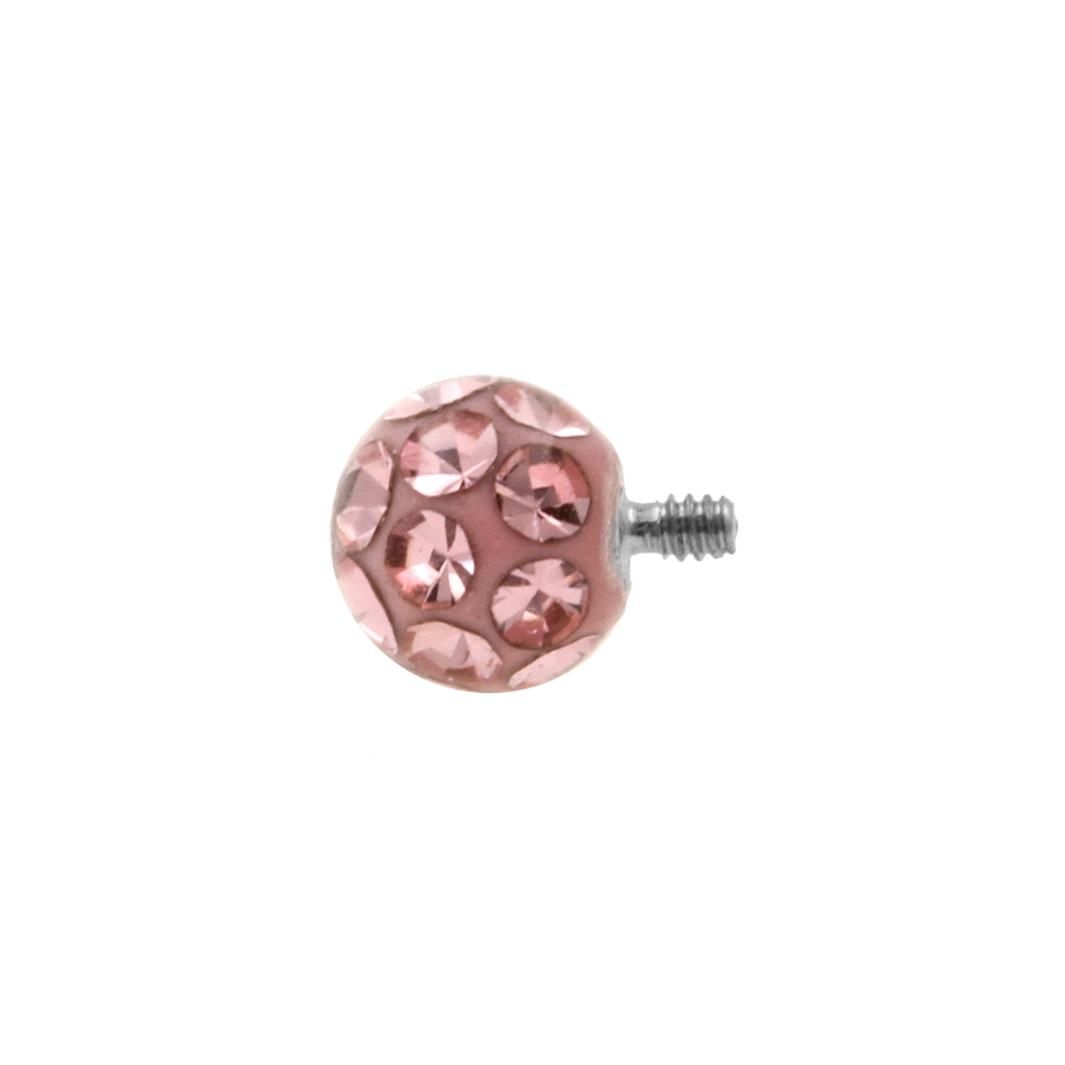 Titanium Multi-Jewelled Balletje Light Rose