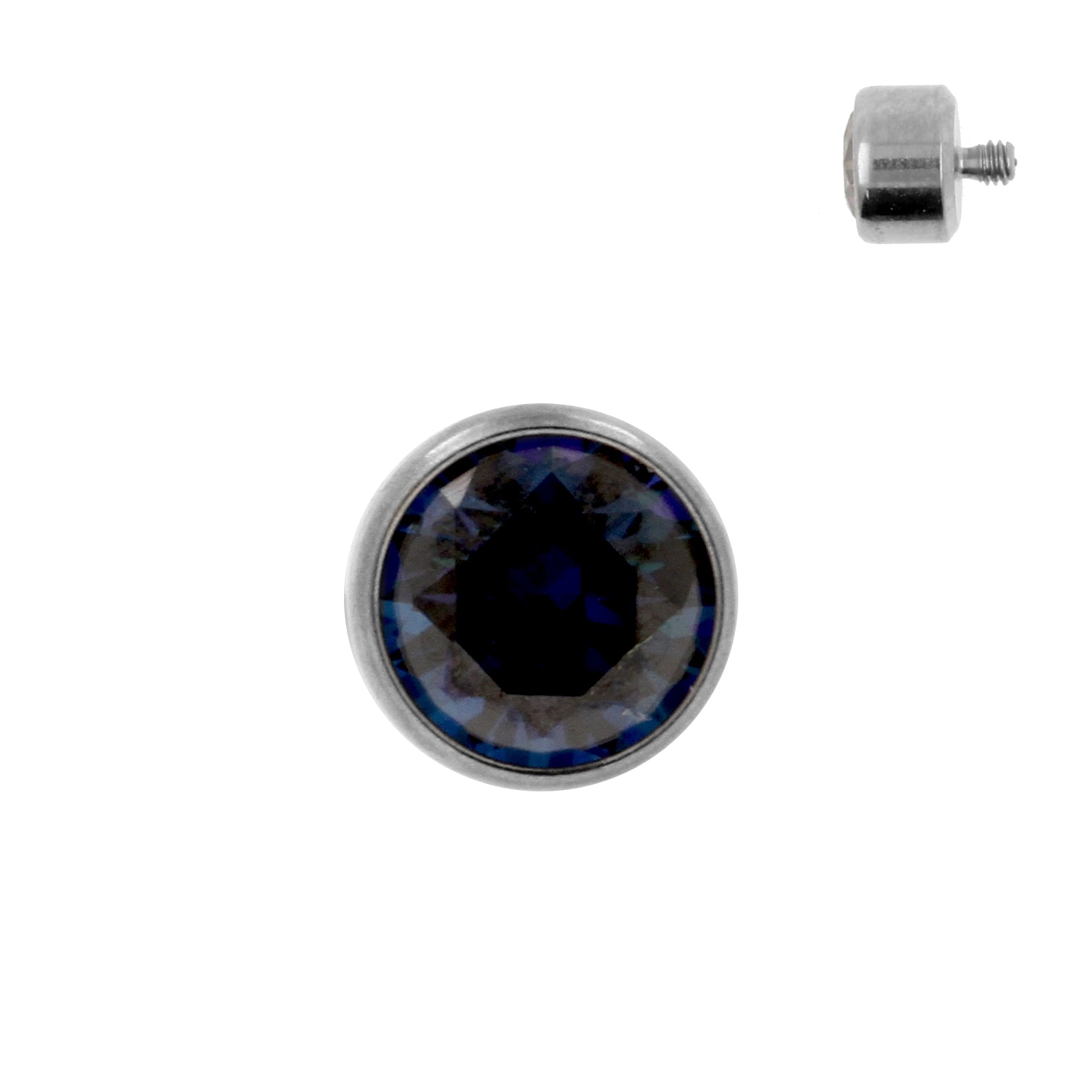 Titanium Zirkonia Disc Royal Blue