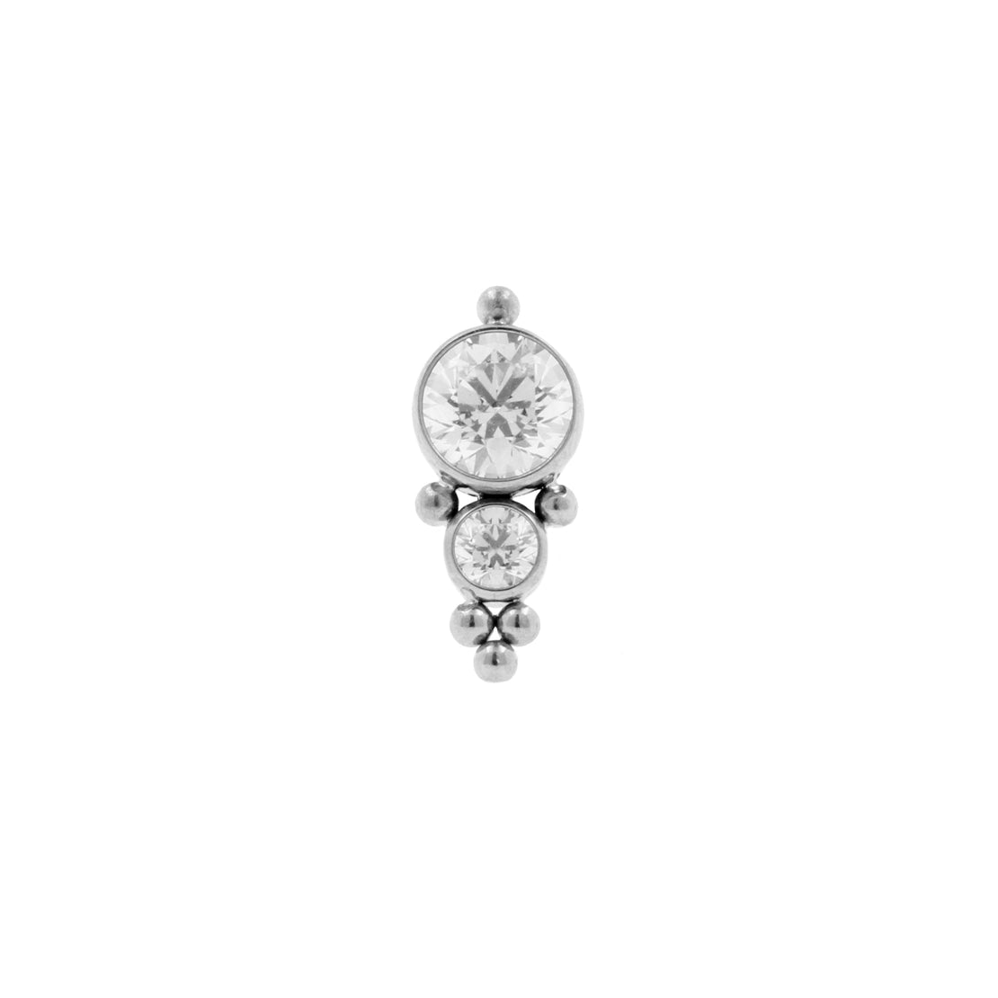 Titanium Zirconia Cluster Clear