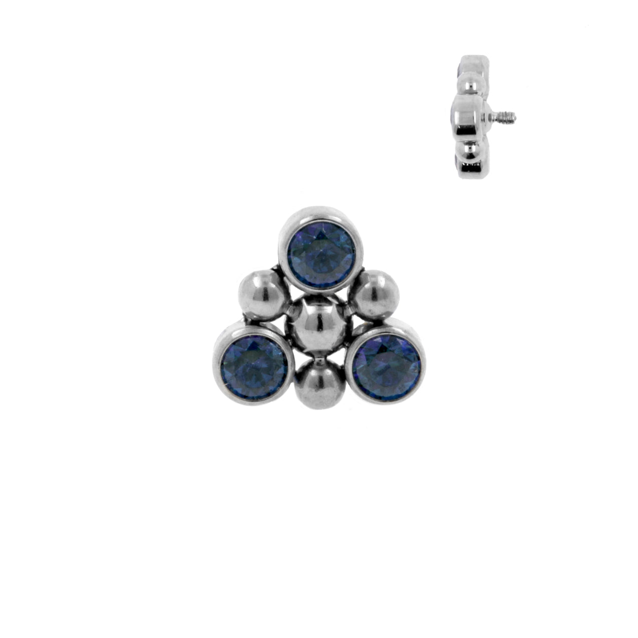 Titanium Zirkonia Cluster Royal Blue