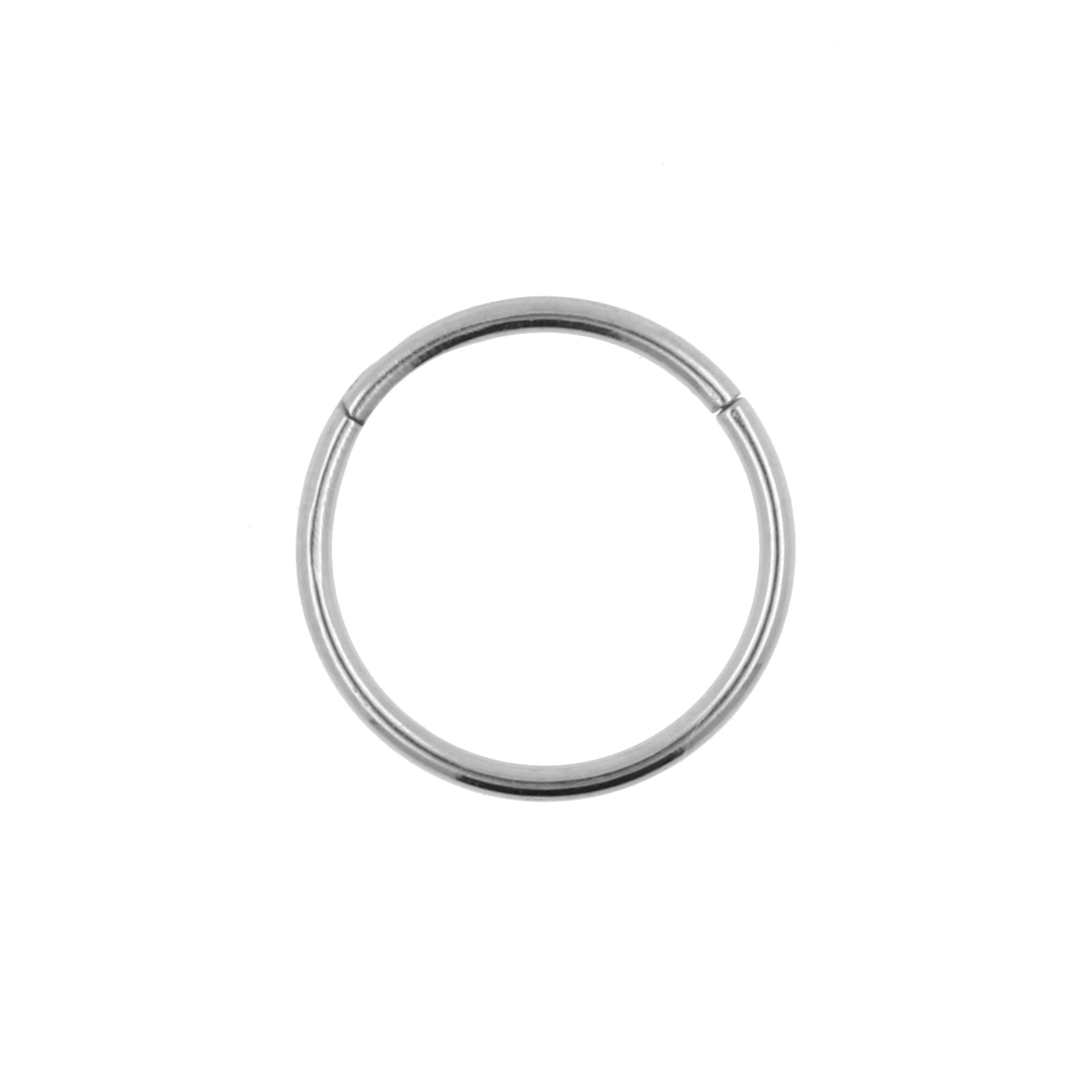 Titanium Click Ring Silver