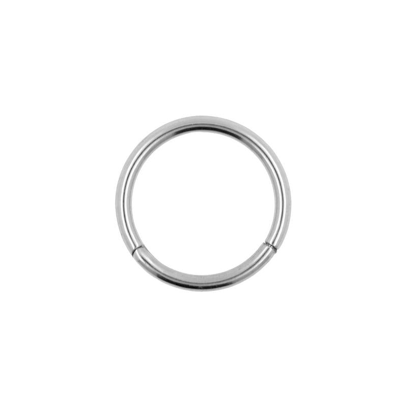 Titanium Click Ring Silver