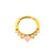 Chirurgisch Stalen Opaal Princess Ring Pink Opal