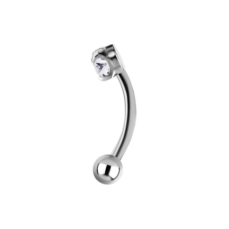 Titanium Zirkonia Rook Piercing Zilver