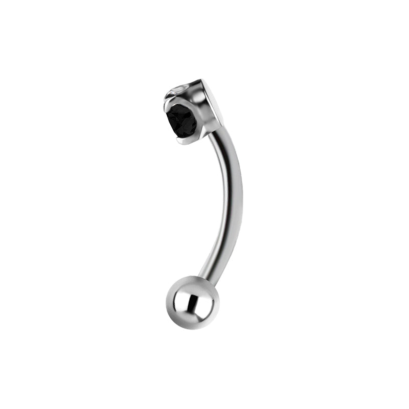 Titanium Zirkonia Rook Piercing Zilver