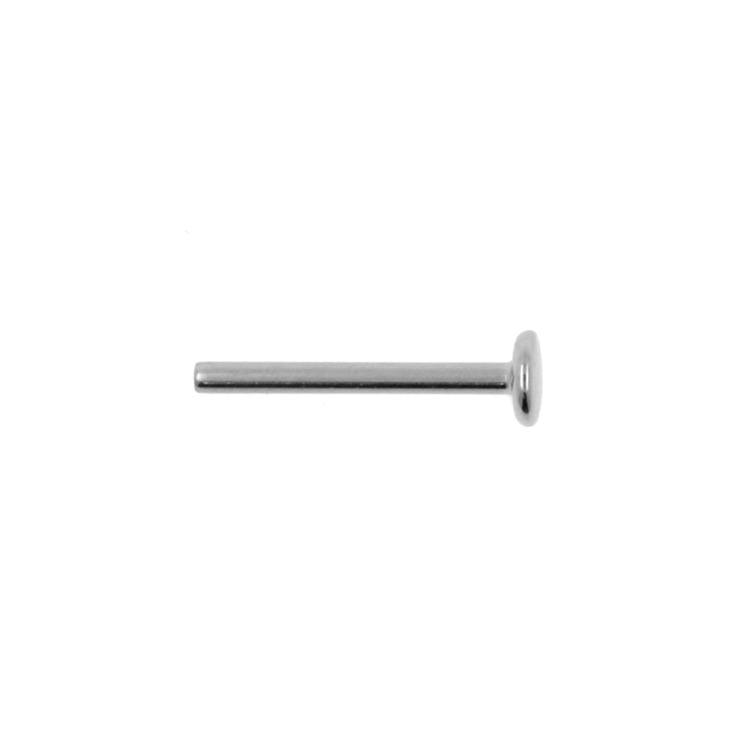 Titanium Labret Stud - Silver