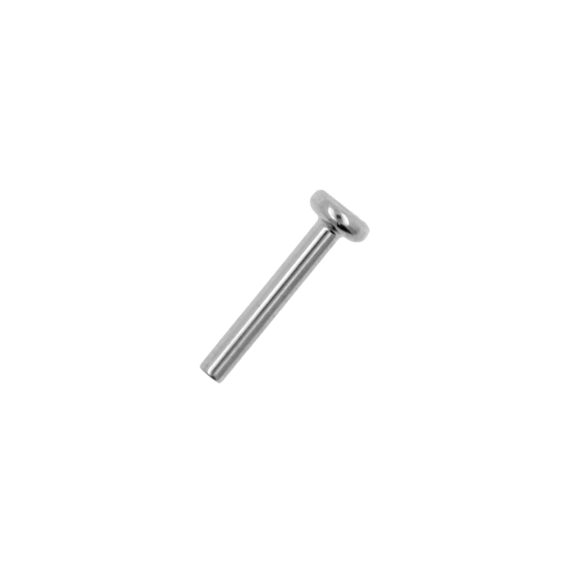 Titanium Labret Stud - Silver