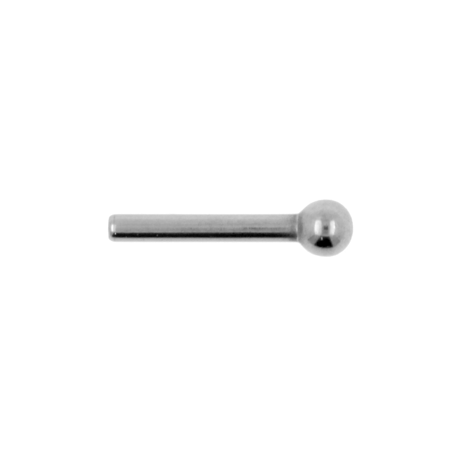 Titanium Barbell 2,5mm Balletje - Zilver