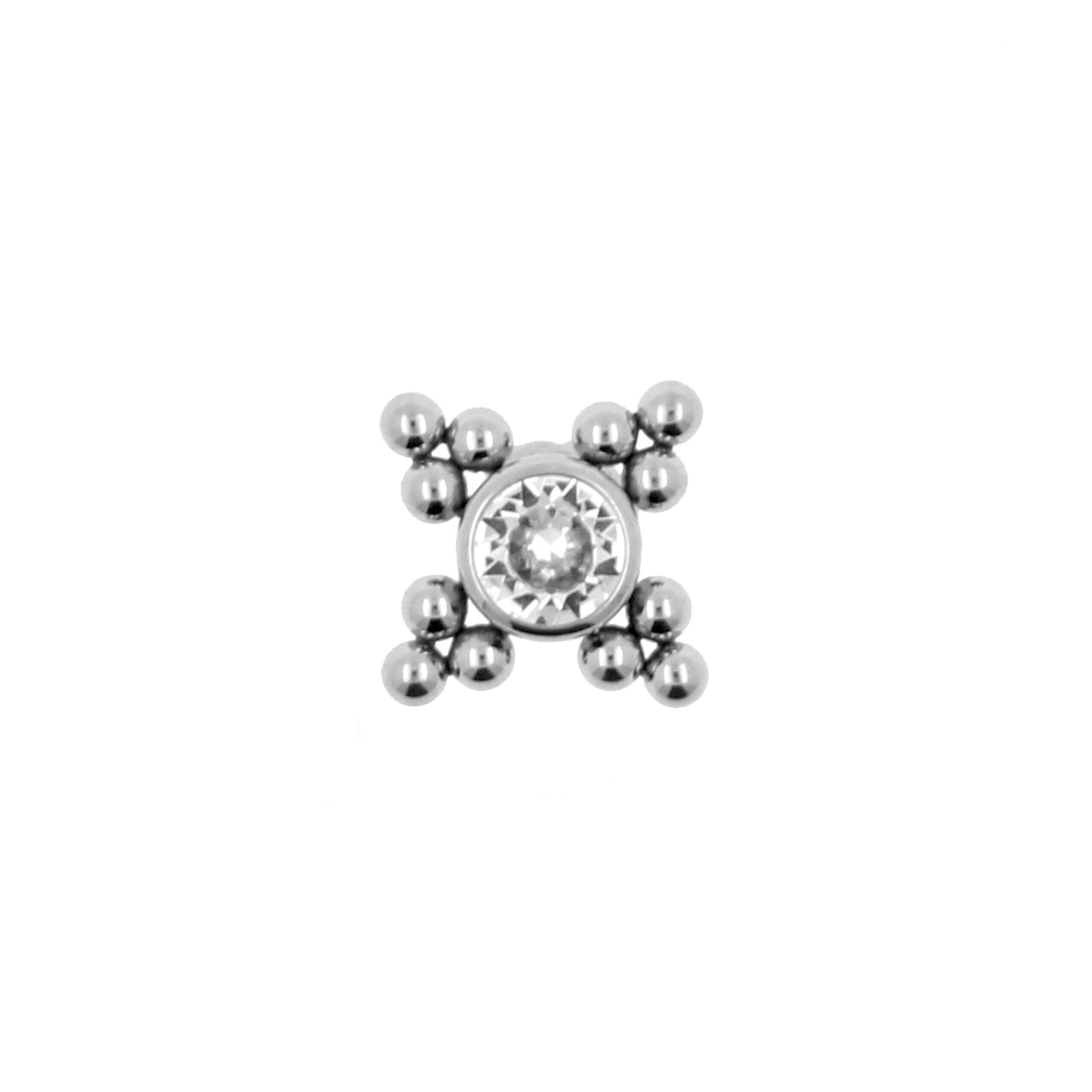 Titanium Zirkonia Cluster - Zilver