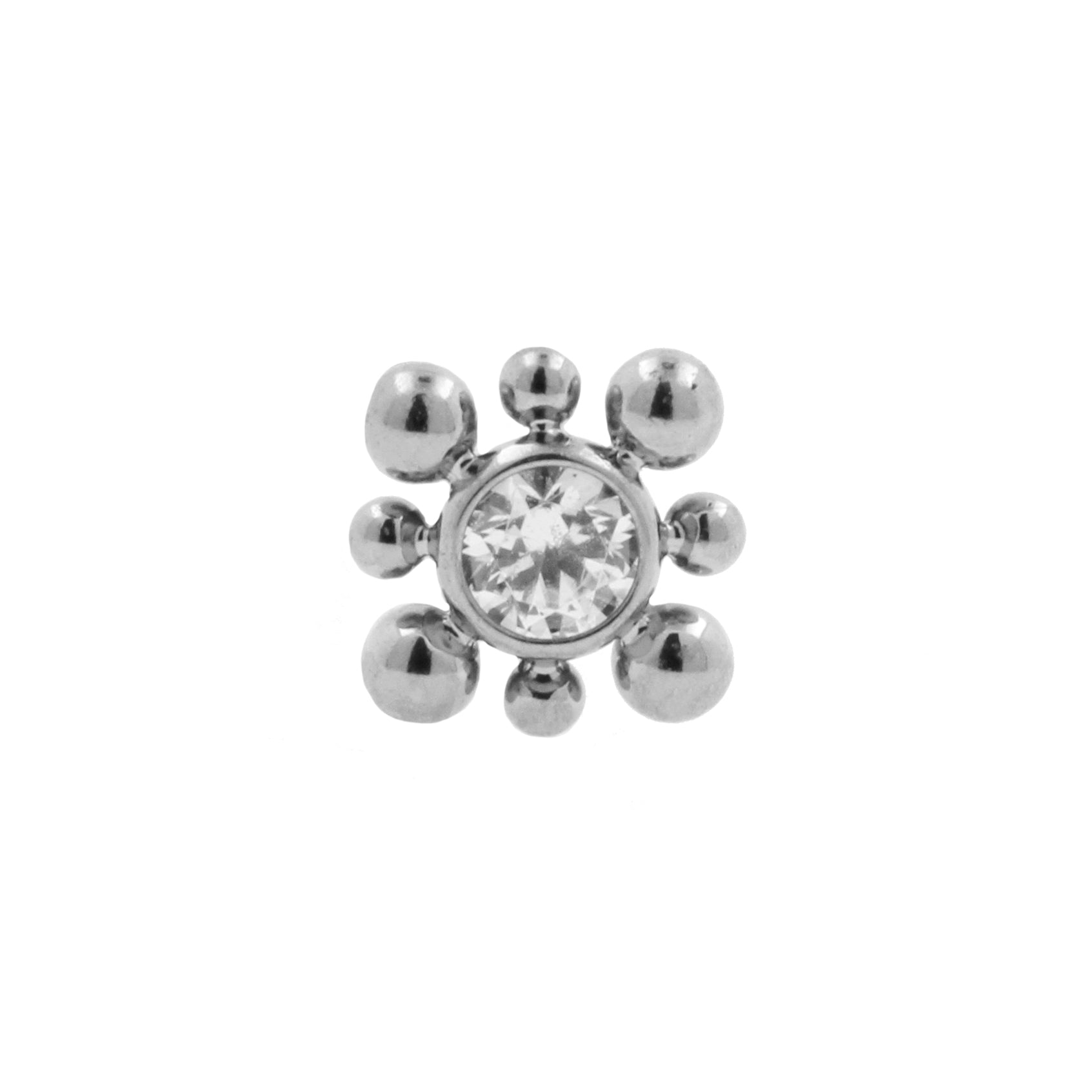 Titanium Zirkonia Cluster - Zilver