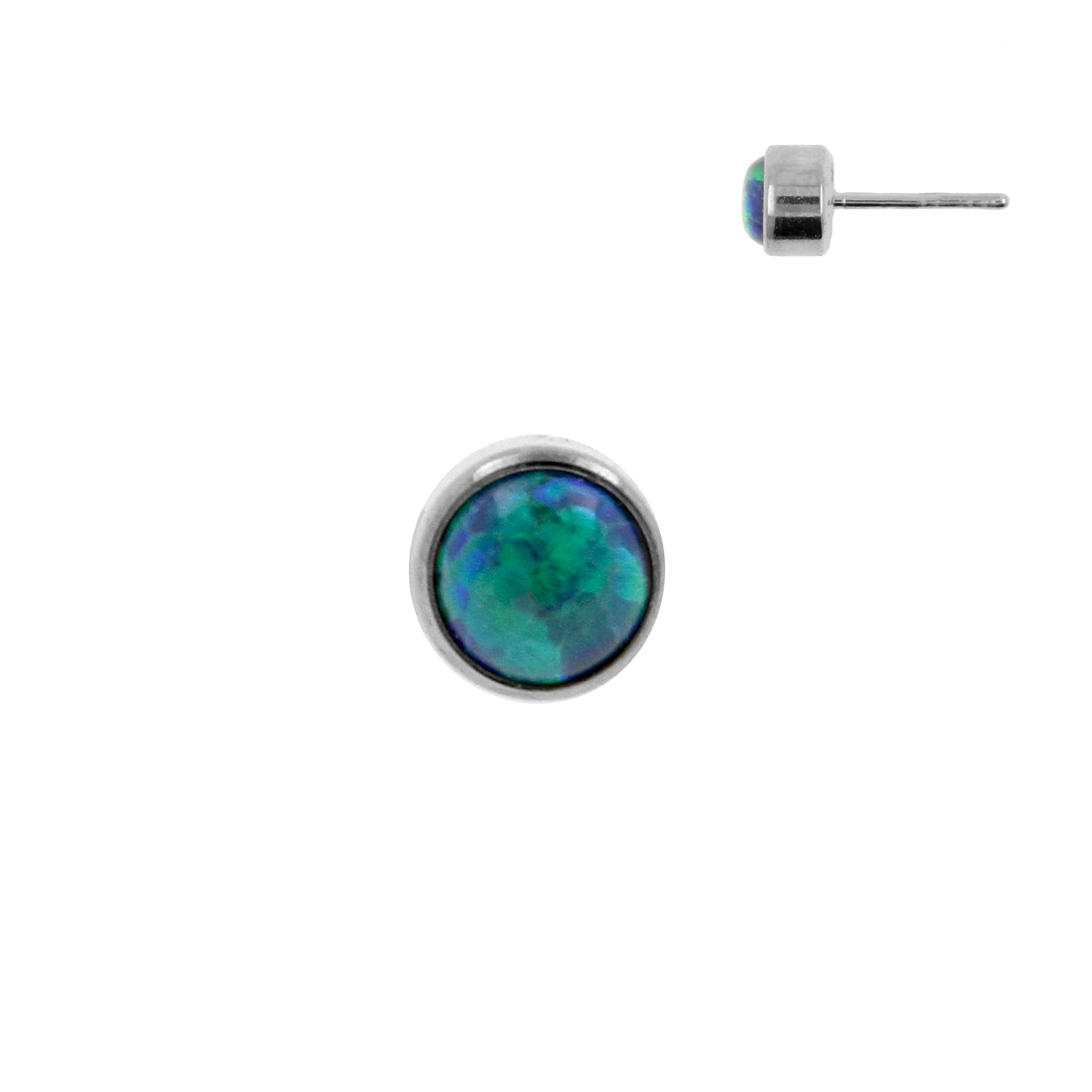 Titanium Opaal Disc - Black Opal