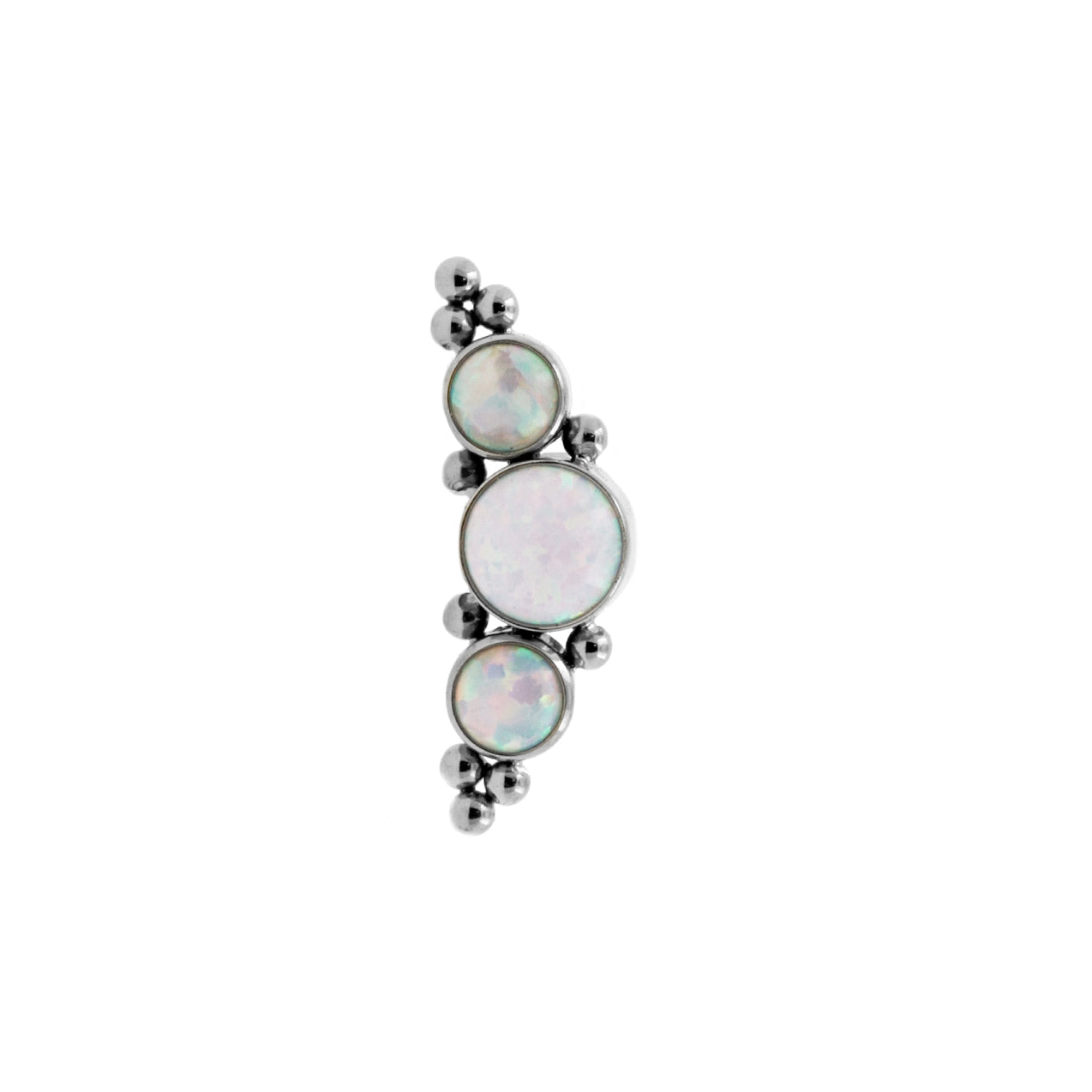 Titanium Opaal Cluster - White Opal