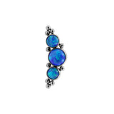 Titanium Opal Cluster - Sapphire Blue Opal