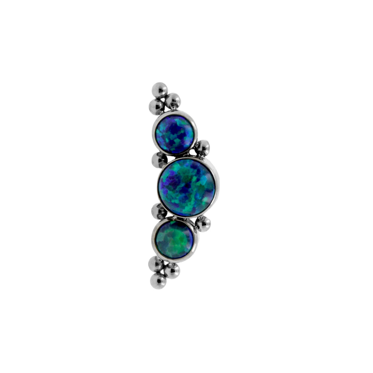 Titanium Opaal Cluster - Black Opal