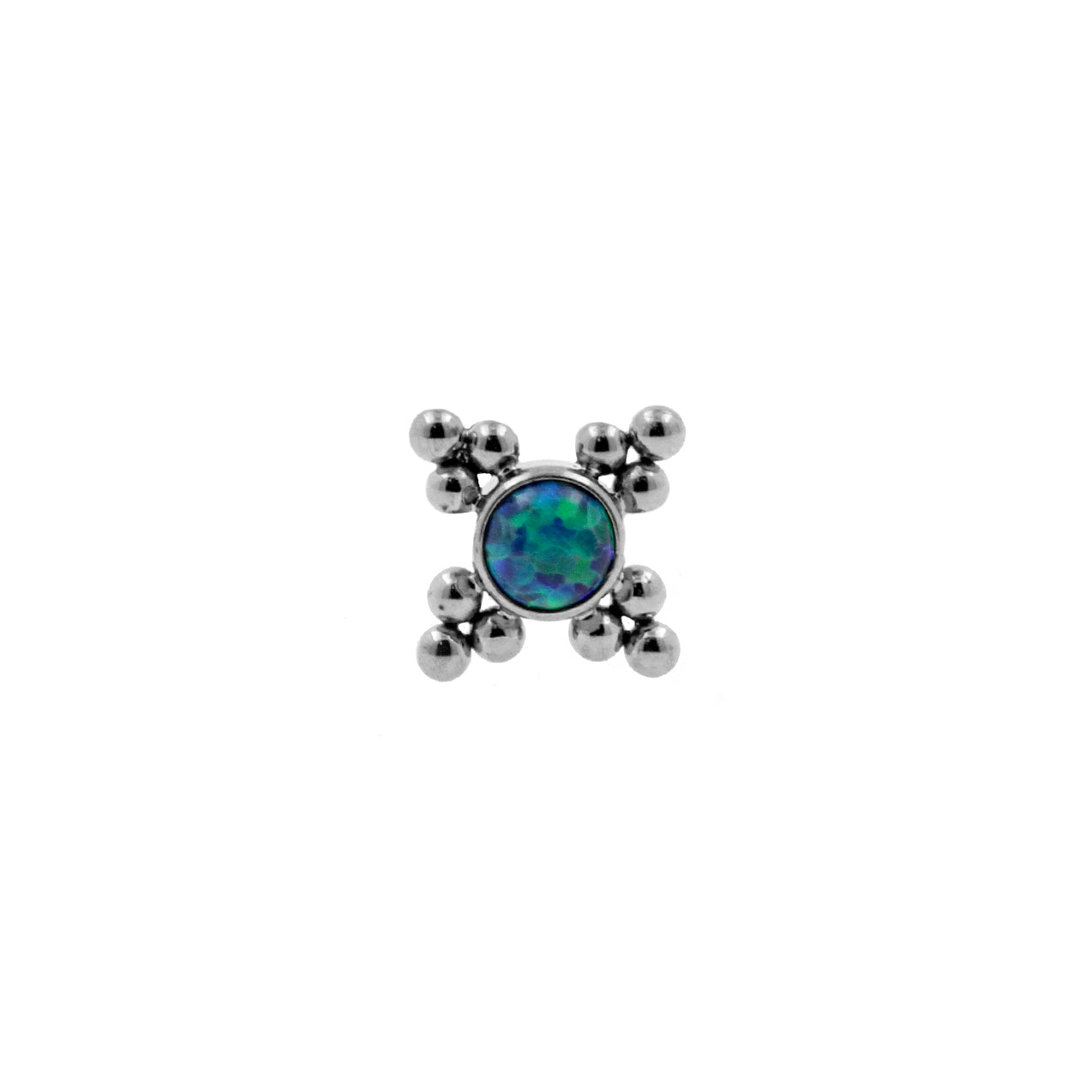 Titanium Opaal Cluster - Black Opal