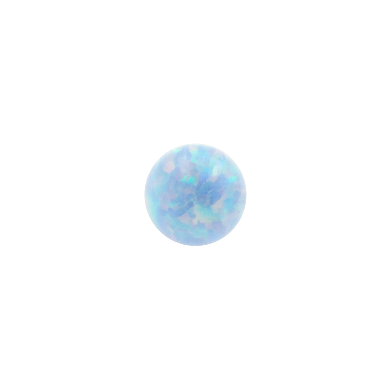 Titanium Opaal Balletje - Light Blue Opal