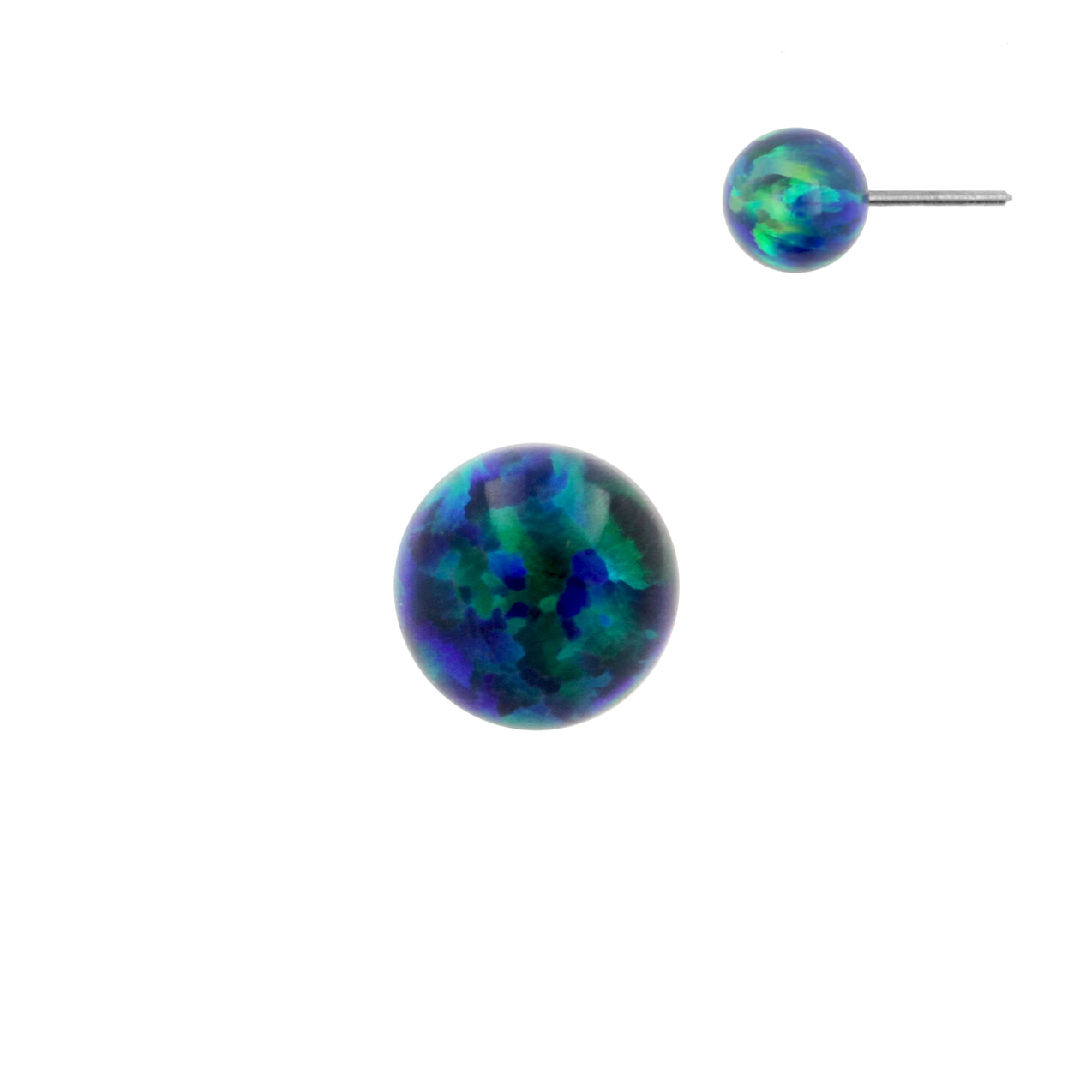 Titanium Opal Ball - Red Opal